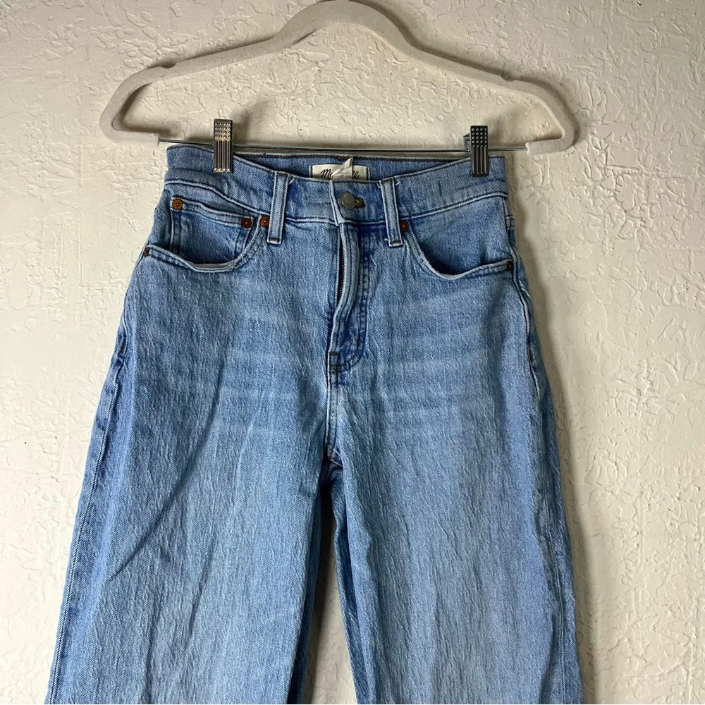 Madewell The Perfect Vintage Wide Leg Crop Jeans Altoona Wash Comfort Stretch - Picture 4 of 15